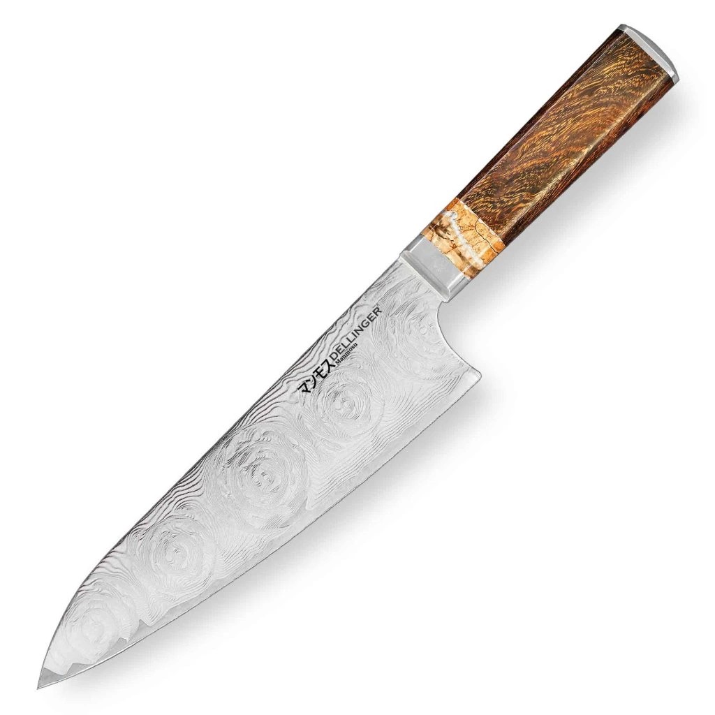 foto N�� ��fkucha�e Chef 230mm Dellinger Manmosu - Professional Damascus
